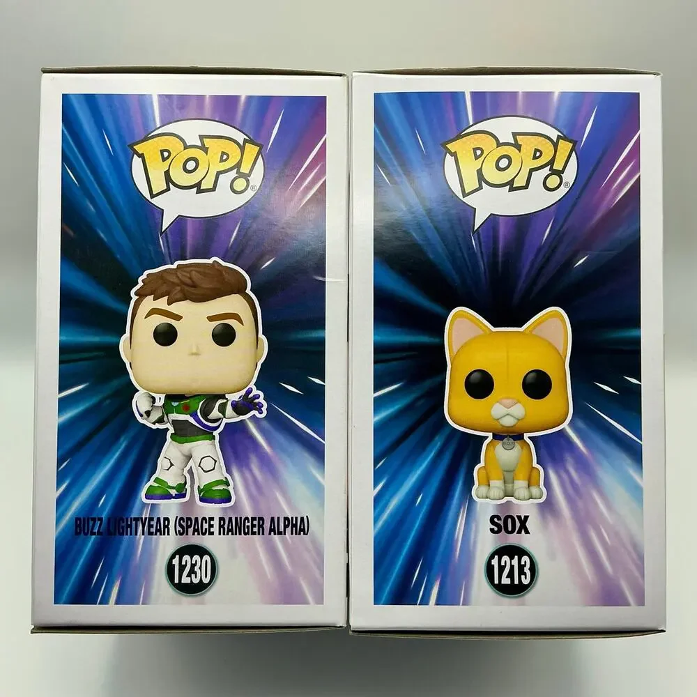 Buzz Lightyear Alpha and Sox D23 2022 Exclusive Funko Pop Set - Picture 2 of 6